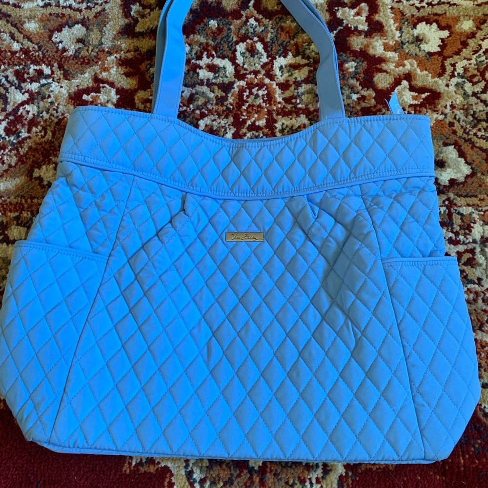 Blue vera Bradley tote bag
